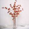 2 Branches | 42inch Dusty Rose Carnation Flower Spray, Silk Flower Bouquet
