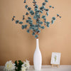 2 Branches | 42inch Dusty Blue Carnation Flower Spray, Silk Flower Bouquet