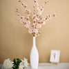2 Branches | 42inch Champagne Carnation Flower Spray, Silk Flower Bouquet