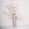 2 Branches | 42inch Ivory Carnation Flower Spray, Silk Flower Bouquet