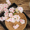 4 Bushes | 40" Tall Silk Artificial Flowers Faux Cherry Blossoms Branches - Blush | Rose Gold