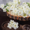 4 Bushes | 40" Tall Cream Silk Artificial Flowers Faux Cherry Blossoms Branches