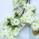 4 Bushes | 40" Tall Cream Silk Artificial Flowers Faux Cherry Blossoms Branches
