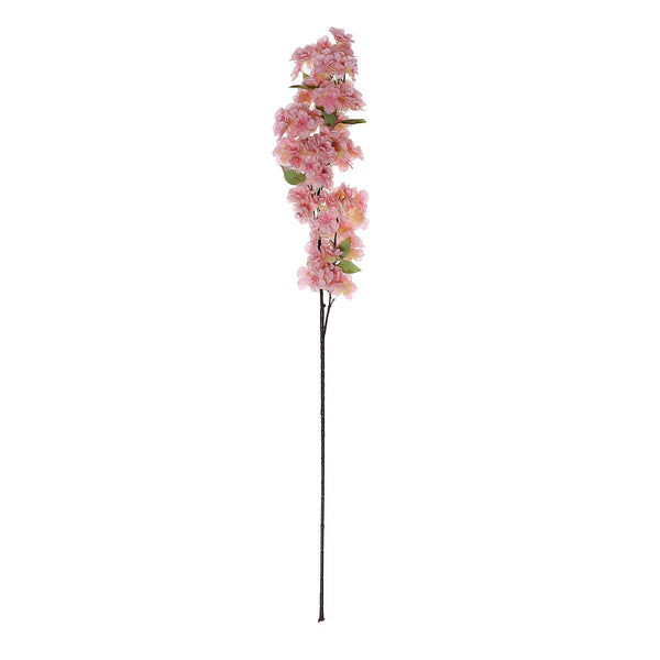 4 Bushes | 40" Tall Pink Silk Artificial Flowers Faux Cherry Blossoms Branches