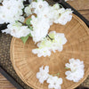 4 Bushes | 40" Tall White Silk Artificial Flowers Faux Cherry Blossoms Branches