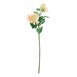 2 Pack | 30inch Cream/Blush Long Stem Artificial Dahlia Flower Spray, Rose Gold Silk Flower Bouquet