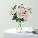 2 Pack | 30inch Blush/Rose Gold Long Stem Artificial Dahlia Flower Spray, Silk Flower Bouquet