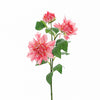 2 Pack | 30inch Pink Long Stem Artificial Dahlia Flower Spray, Silk Flower Bouquet#whtbkgd