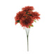 Pack of 2 | 20" Dusty Rose Terracotta Dahlia Flower Bushes, Artificial Wedding Bouquets, Dahlia Spray