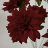 Pack of 2 | 20inch Burgundy Dahlia Flower Bushes, Artificial Wedding Bouquets#whtbkgd