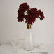 Pack of 2 | 20inch Burgundy Dahlia Flower Bushes, Artificial Wedding Bouquets