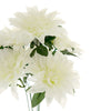 Pack of 2 | 20inch Ivory Dahlia Flower Bushes, Artificial Wedding Bouquets