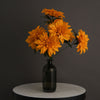 Pack of 2 | 20inch Orange Dahlia Flower Bushes, Artificial Wedding Bouquets