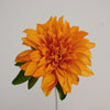 Pack of 2 | 20inch Orange Dahlia Flower Bushes, Artificial Wedding Bouquets