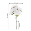 Pack of 2 | 20" White Dahlia Flower Bushes, Artificial Wedding Bouquets