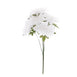 Pack of 2 | 20inch White Dahlia Flower Bushes, Artificial Wedding Bouquets