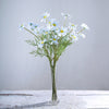 6 Bushes | 20inch Light Blue Daisy Flower Spray, Artificial Flowers Bouquet
