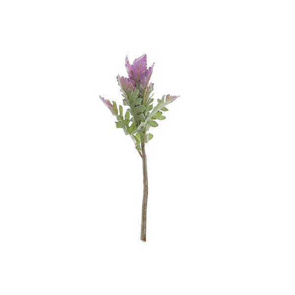 Pack of 3 | 15 inches Artificial Dusty Miller Leaf Spray