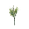 2 Bushes | 15Inch Sagebrush Faux Fern Stems, Artificial Plants Greenery Decor - Frosted Green