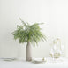 2 Bushes | 15Inch Sagebrush Faux Fern Stems, Artificial Plants Greenery Decor - Frosted Green