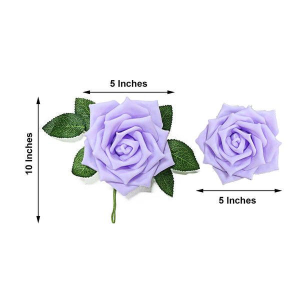 5 inch Artificial Roses, Foam Roses, Silk Roses