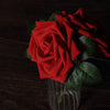 24 Roses 5inch Red Artificial Foam Rose With Stems And Leaves16 Colors