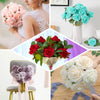 24 Roses | 2inch White Artificial Foam Rose With Stem And Leaves - 16 Colors