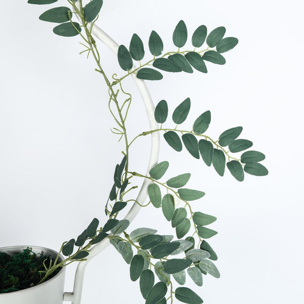 6 Feet | Honey Locust Artificial Leaf Garland - 2 pack