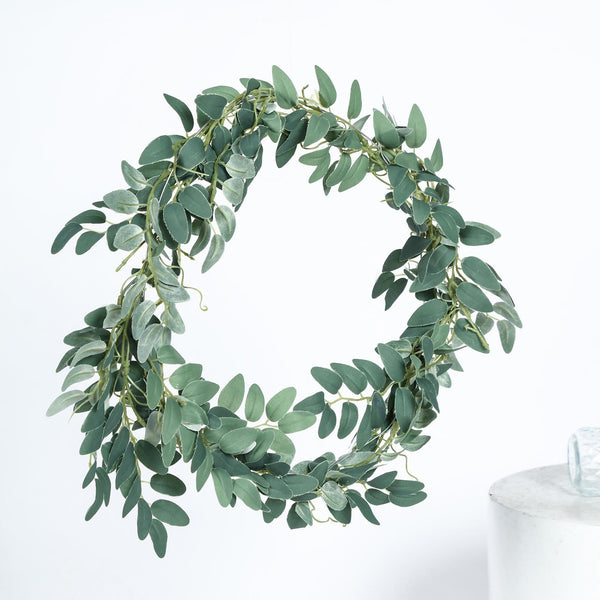 6 Feet | Honey Locust Artificial Leaf Garland - 2 pack