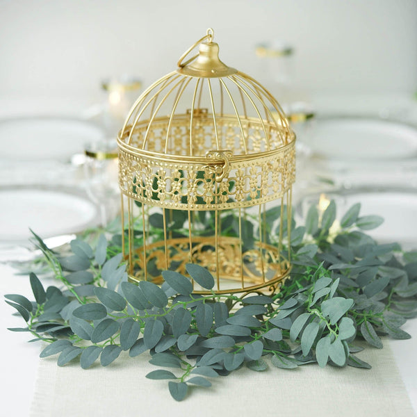 6 Feet | Honey Locust Artificial Leaf Garland - 2 pack