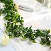 8 FT Green Artificial Boxwood Leaf Garland