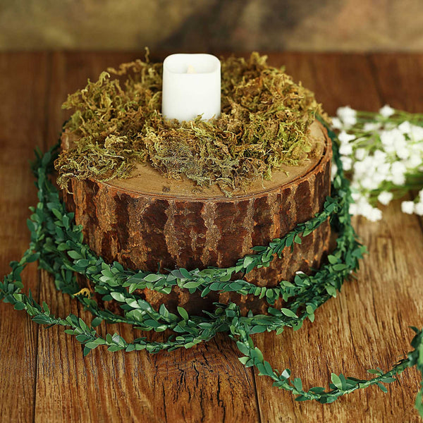 18FT Mini Leaf Garland, DIY Wired Artificial Vine Greenery Garland