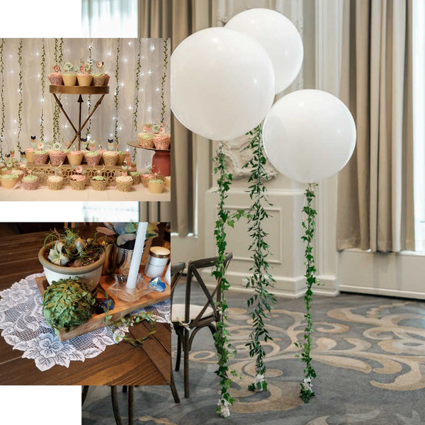 18FT Mini Leaf Garland, DIY Wired Artificial Vine Greenery Garland