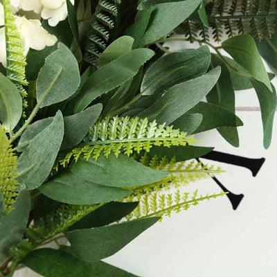 4 FT | Real Touch Willow & Frond Leaves Green Artificial Garland
