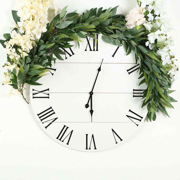 4 FT | Real Touch Willow & Frond Leaves Green Artificial Garland