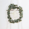 6.5FT | Frosted Real Touch Eucalyptus & Boxwood Leaves Green Artificial Garland Vines