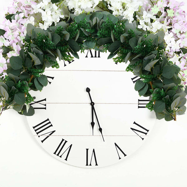 3 Feet | Real Touch Eucalyptus & Boxwood Leaves Green Artificial Garland Vines