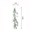 5 FT | Real Touch Willow Frosted Green Leaves Artificial Garland Vines