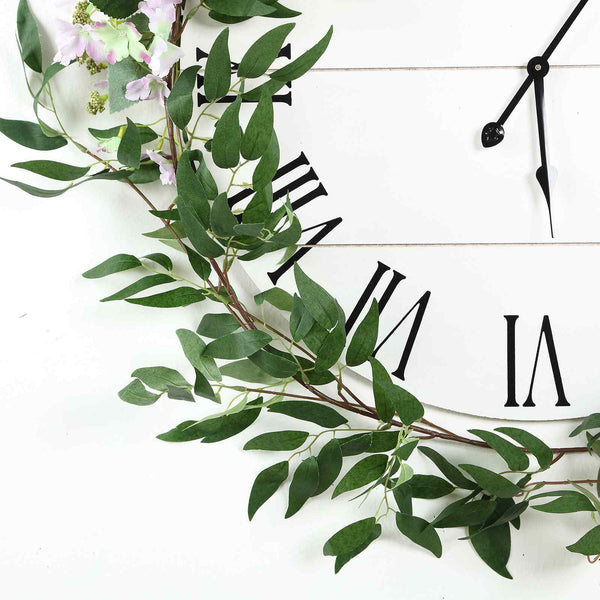 5 FT | Real Touch Willow Green Leaves Artificial Garland Vines