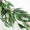 5 FT | Real Touch Willow Green Leaves Artificial Garland Vines