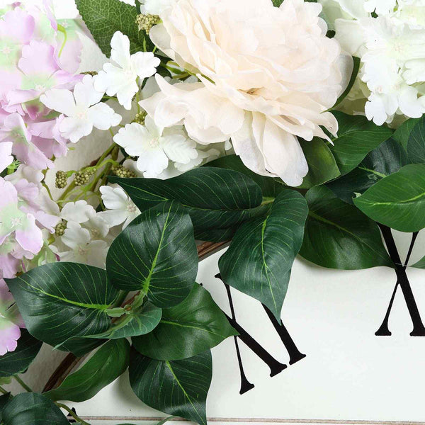 5 FT | Real Touch Green Poplar Leaves Artificial Garland Vines