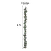 6FT | Real Touch Artificial Eucalyptus & Boxwood Garland, Greenery Garland Wedding Arch Decorations