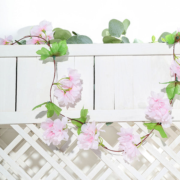 Artificial Cherry Blossom, Silk Flower Garland, Hanging Vines