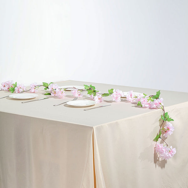 Artificial Cherry Blossom, Silk Flower Garland, Hanging Vines