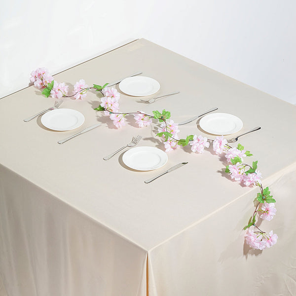 Artificial Cherry Blossom, Silk Flower Garland, Hanging Vines