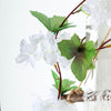 Artificial Cherry Blossom, Silk Flower Garland, Hanging Vines#whtbkgd