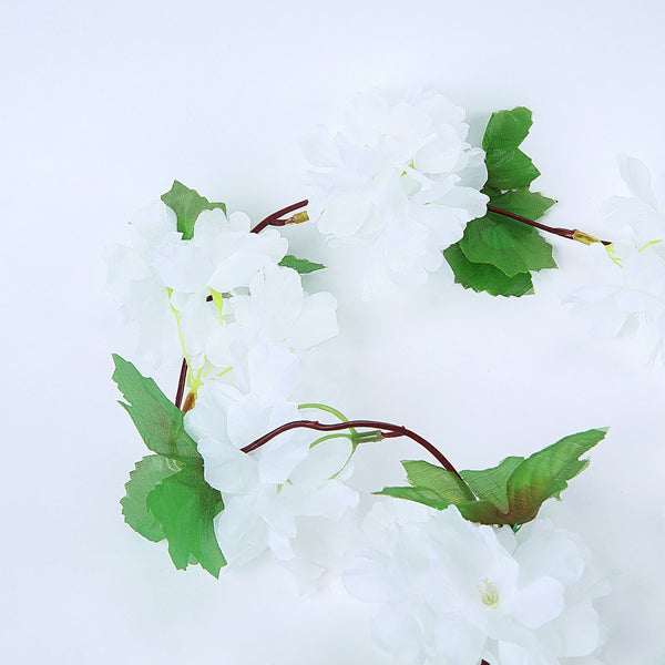 Artificial Cherry Blossom, Silk Flower Garland, Hanging Vines