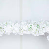 7 FT White Silk Hydrangea Artificial Flower Garland