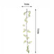 6 ft | Cream | Silk Peony Garland | Bendable Wire Vines | Artificial Flower Garlands with Leaves