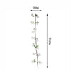 6 ft | White | Silk Peony Garland | Bendable Wire Vines | Artificial Flower Garlands with Leaves